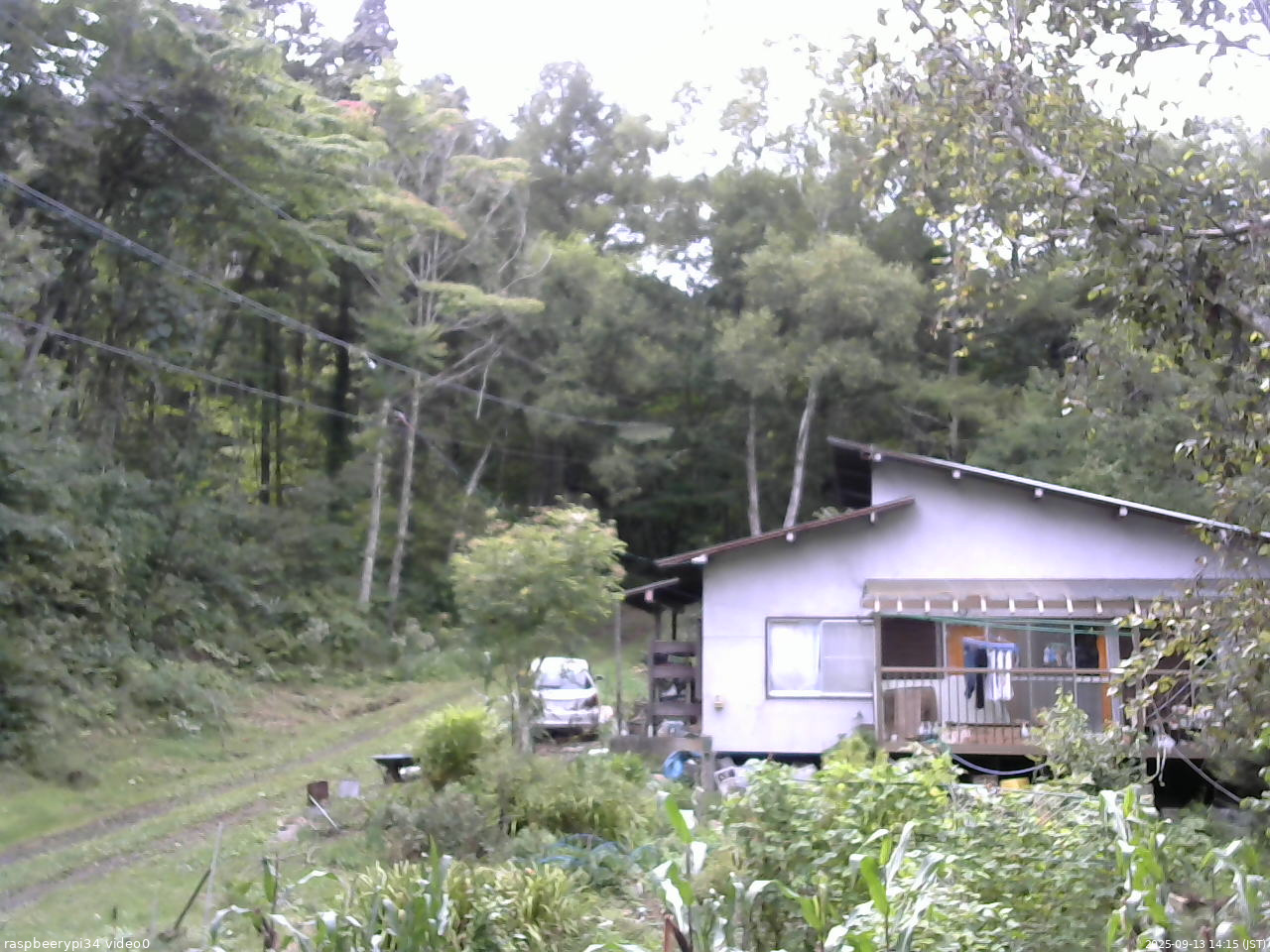 長野県菅平高原 ゆたか山荘 西側(坂上) 2025/09/13 14:15