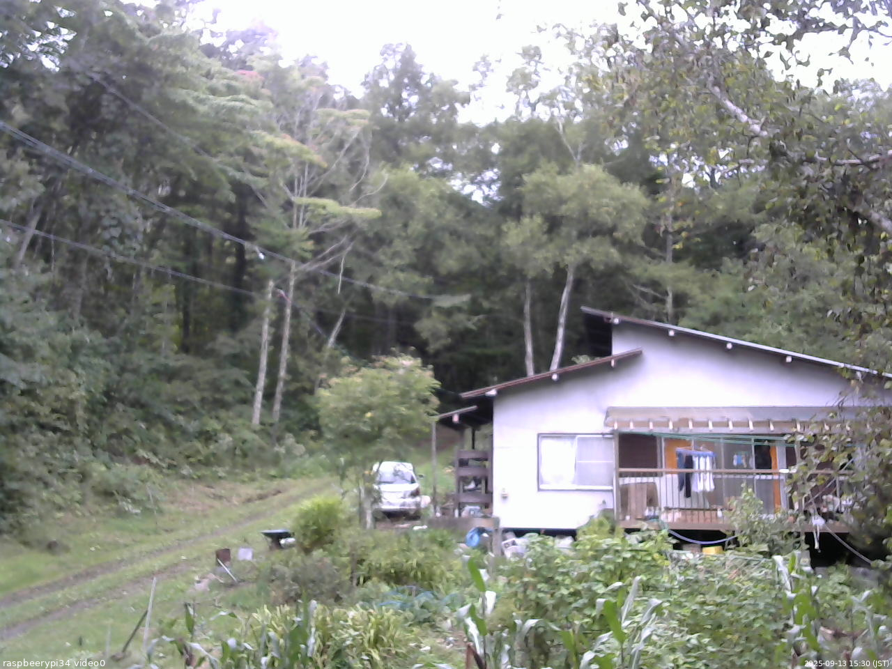 長野県菅平高原 ゆたか山荘 西側(坂上) 2025/09/13 15:30