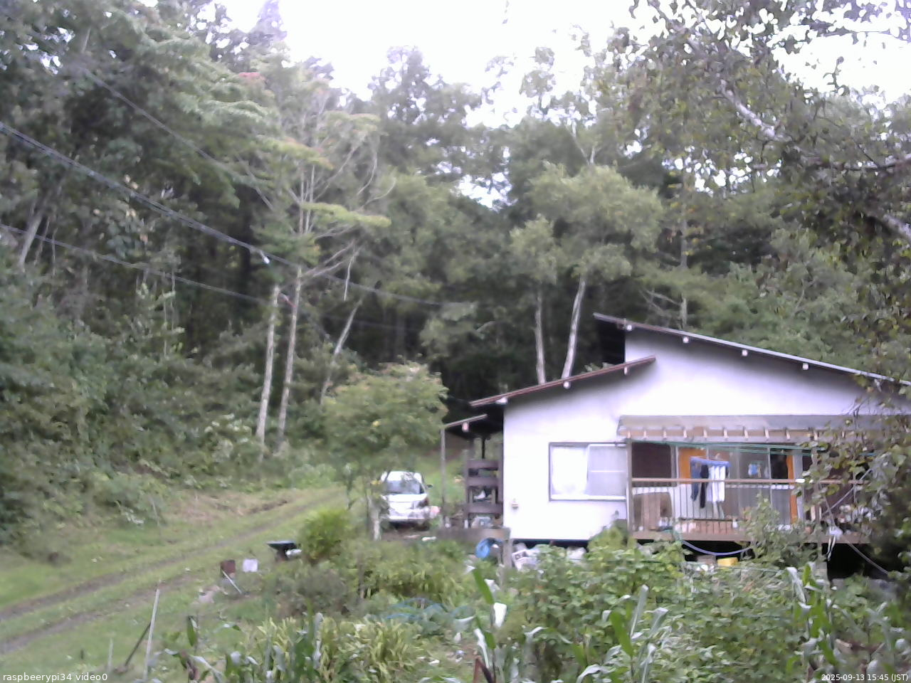 長野県菅平高原 ゆたか山荘 西側(坂上) 2025/09/13 15:45