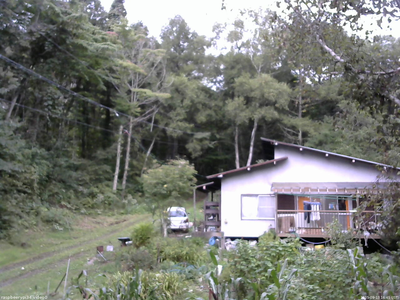 長野県菅平高原 ゆたか山荘 西側(坂上) 2025/09/13 16:45
