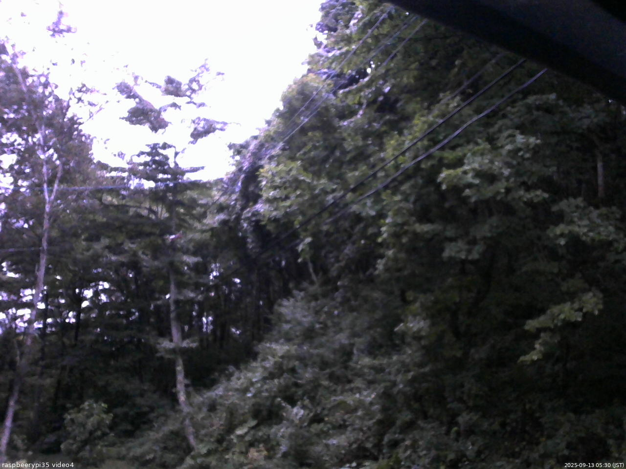 長野県菅平高原 ゆたか山荘 東側上空 2025/09/13 05:30