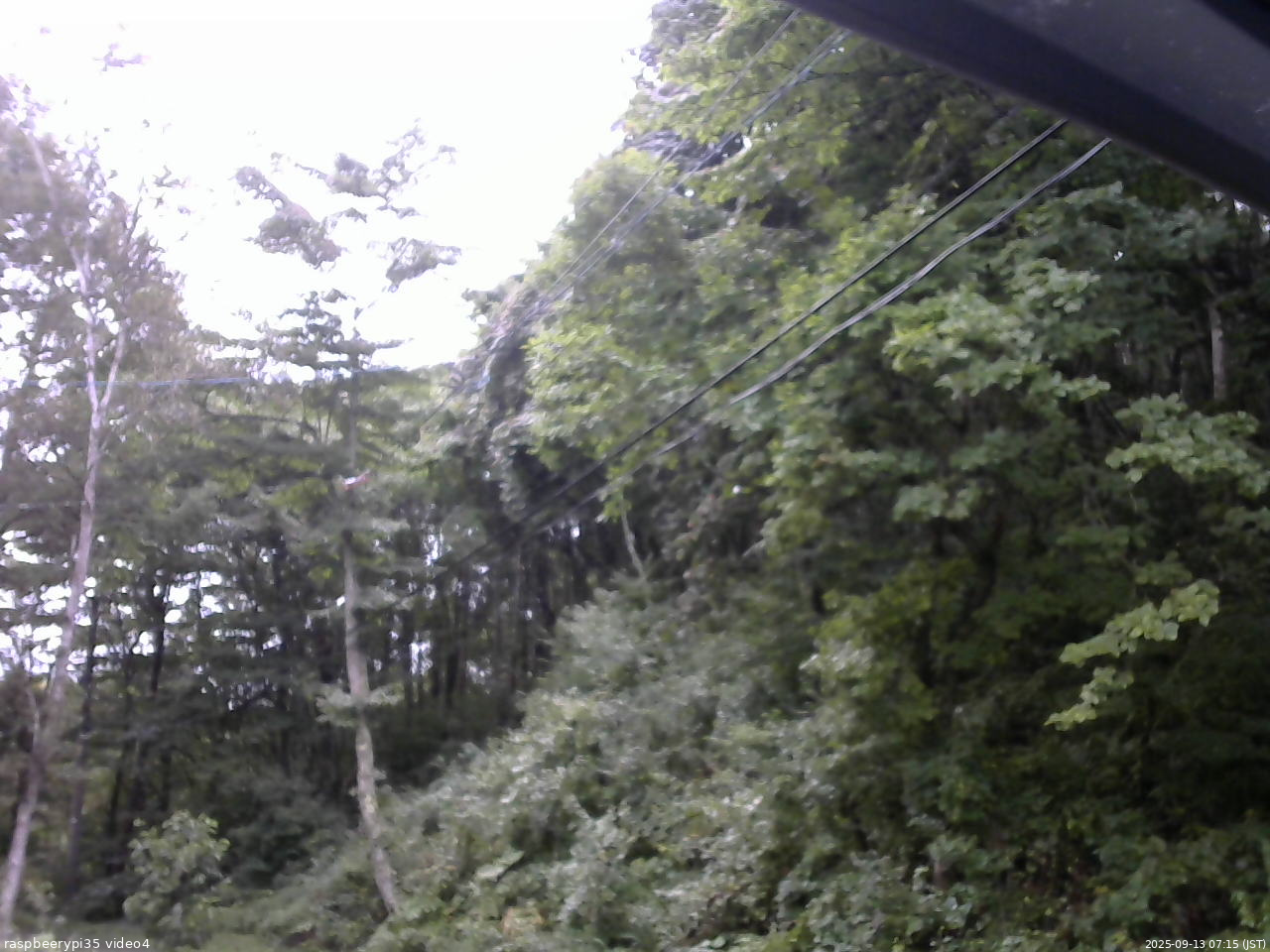 長野県菅平高原 ゆたか山荘 東側上空 2025/09/13 07:15