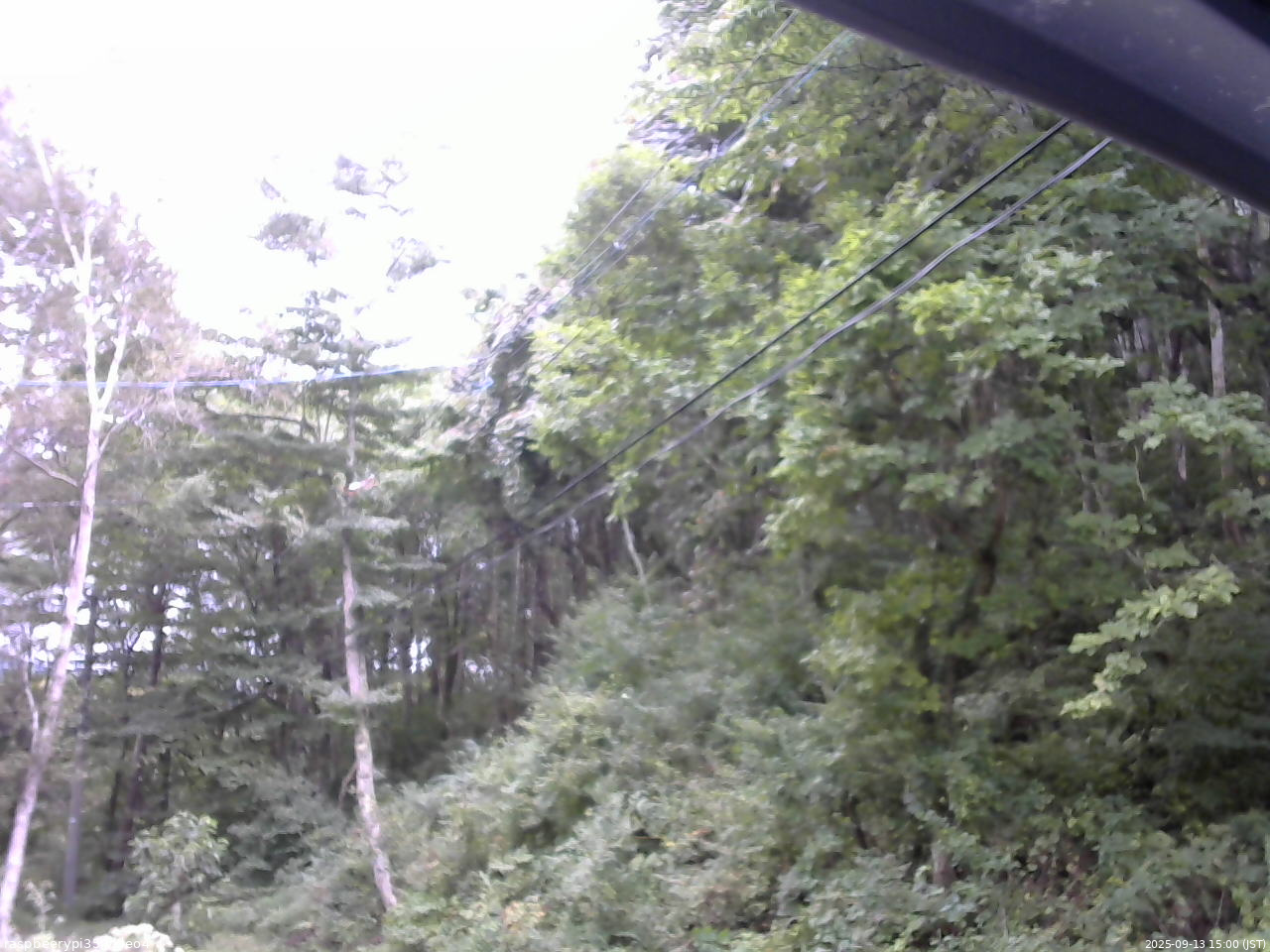 長野県菅平高原 ゆたか山荘 東側上空 2025/09/13 15:00