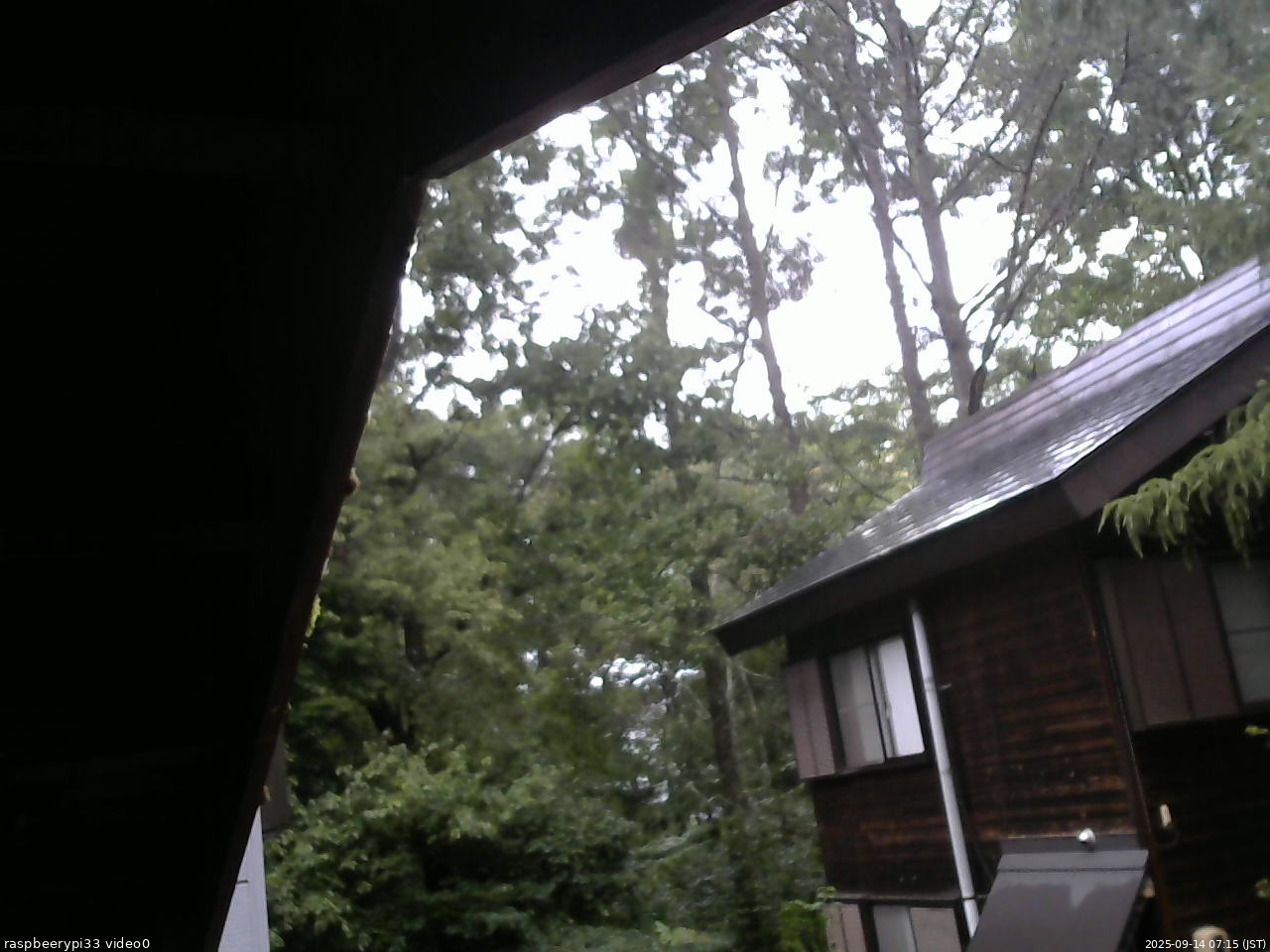 長野県菅平高原 ゆたか山荘 北側 2025/09/14 07:15