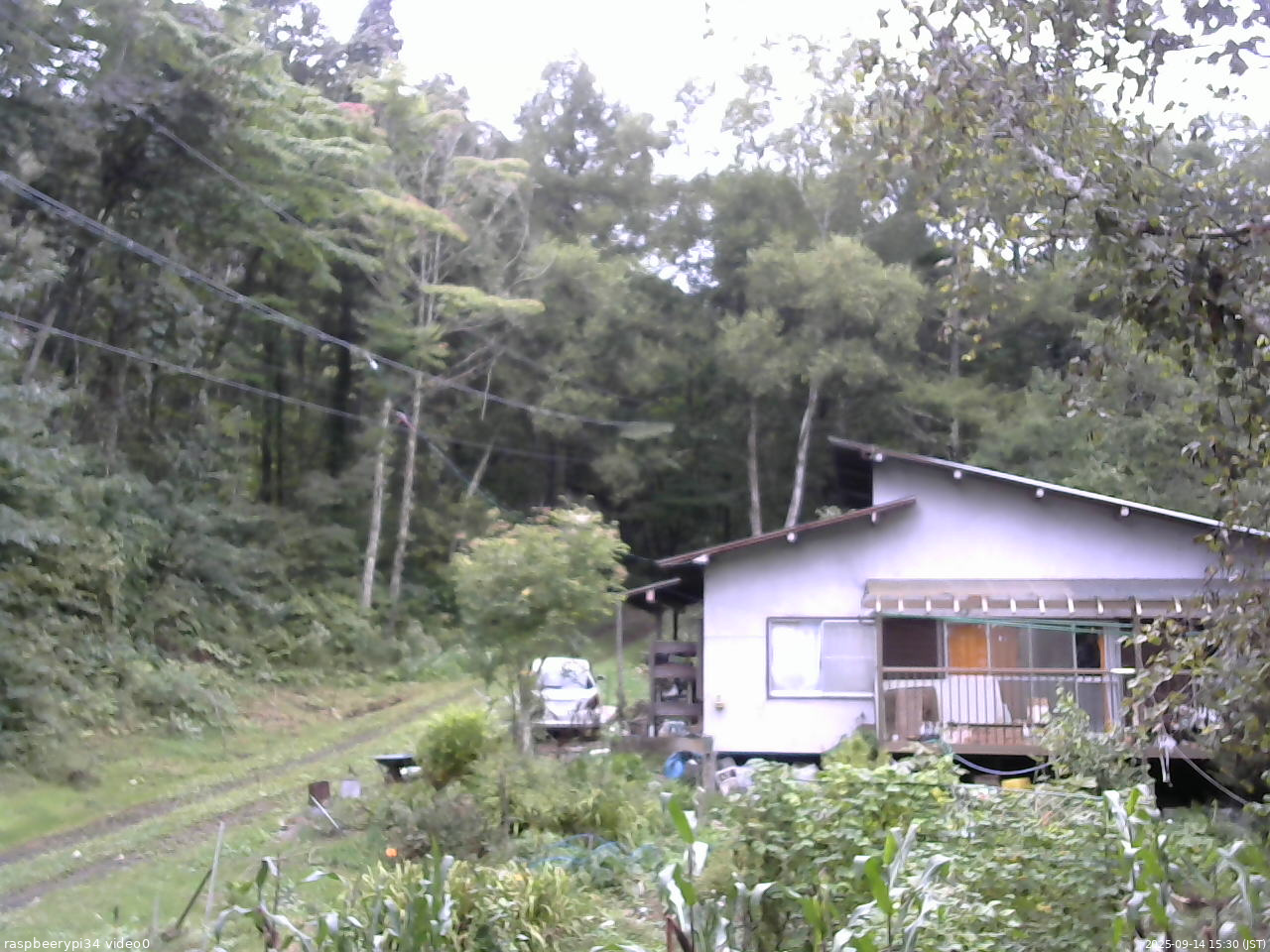 長野県菅平高原 ゆたか山荘 西側(坂上) 2025/09/14 15:30