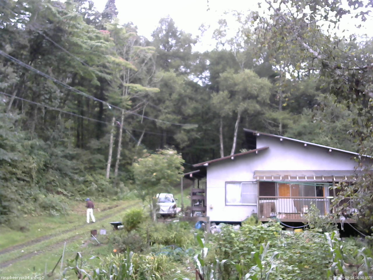 長野県菅平高原 ゆたか山荘 西側(坂上) 2025/09/14 16:30