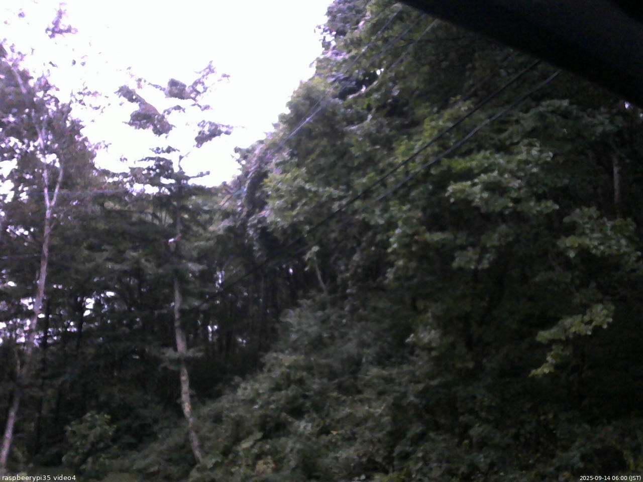 長野県菅平高原 ゆたか山荘 東側上空 2025/09/14 06:00
