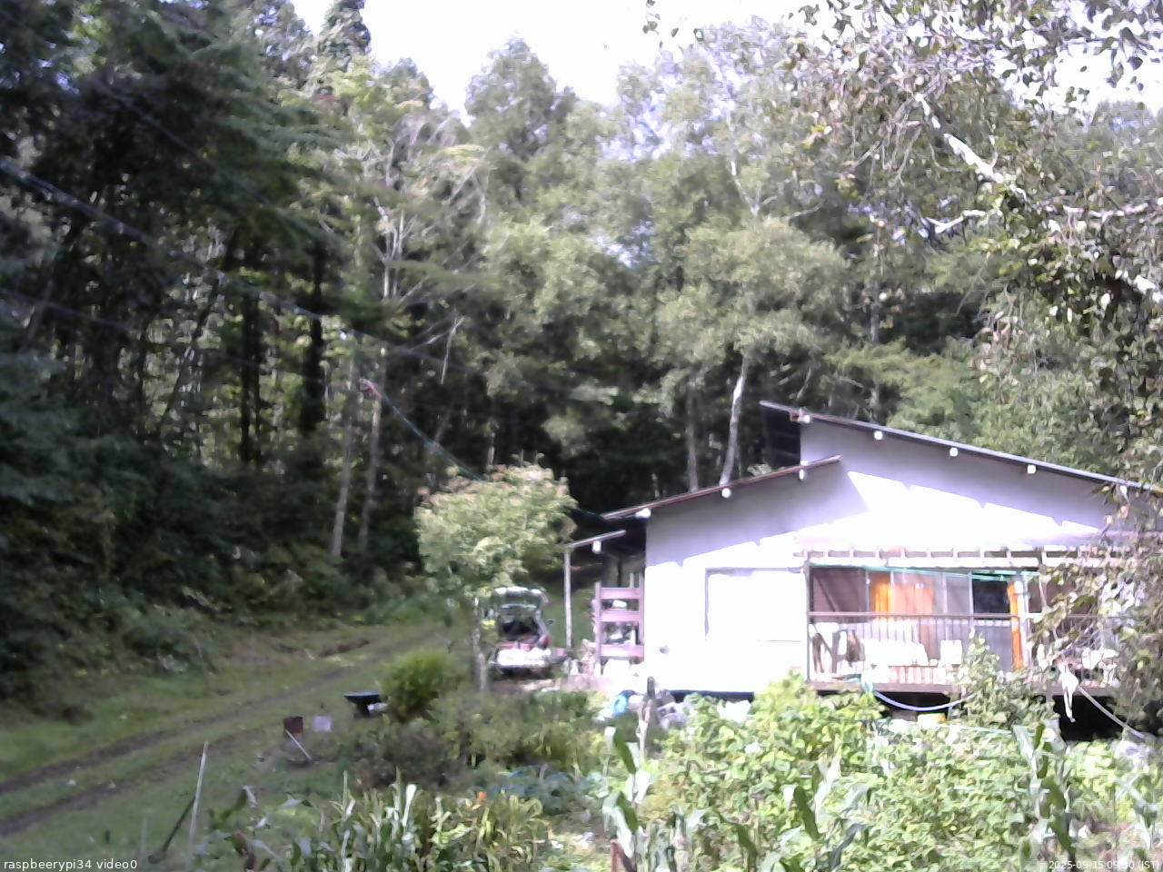 長野県菅平高原 ゆたか山荘 西側(坂上) 2025/09/15 09:30