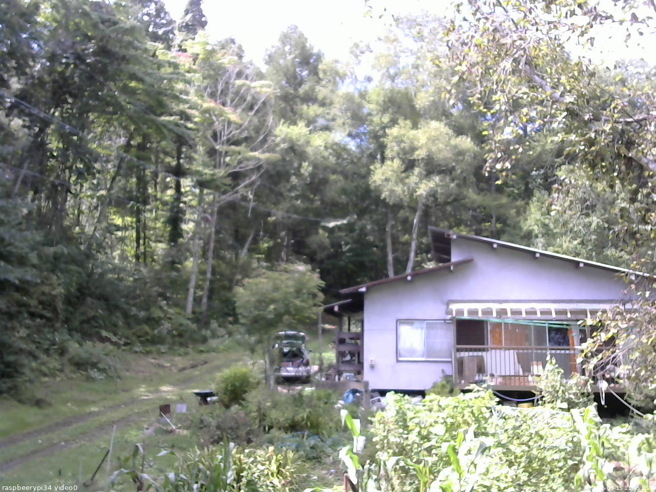 長野県菅平高原 ゆたか山荘 西側(坂上) 2025/09/15 11:45
