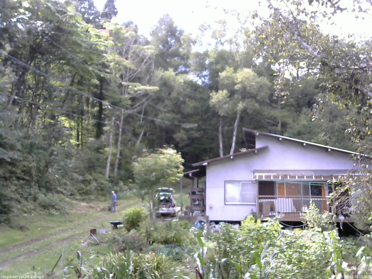 長野県菅平高原 ゆたか山荘 西側(坂上) 2025/09/15 13:15