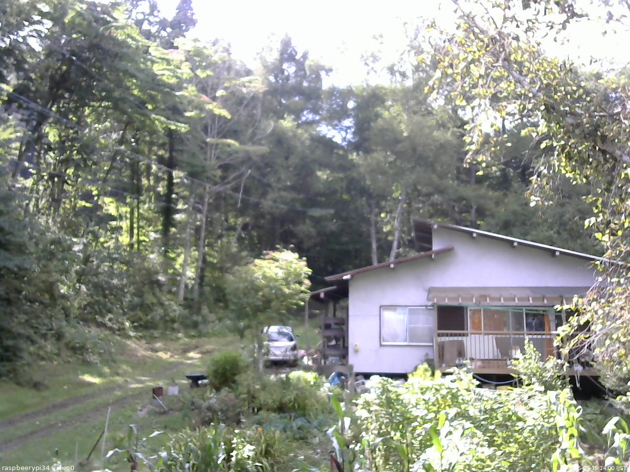 長野県菅平高原 ゆたか山荘 西側(坂上) 2025/09/15 14:00