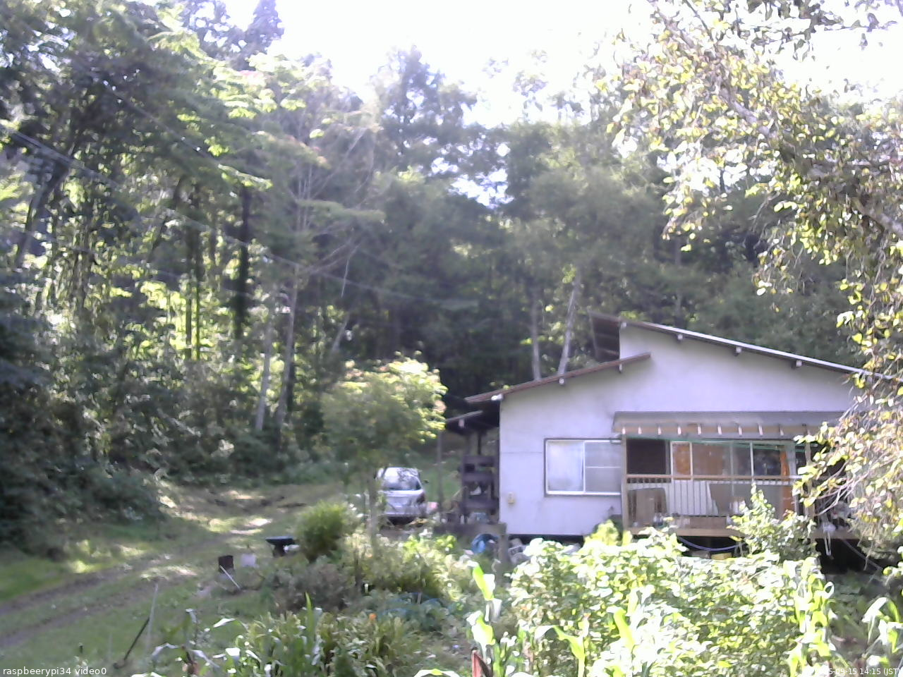 長野県菅平高原 ゆたか山荘 西側(坂上) 2025/09/15 14:15
