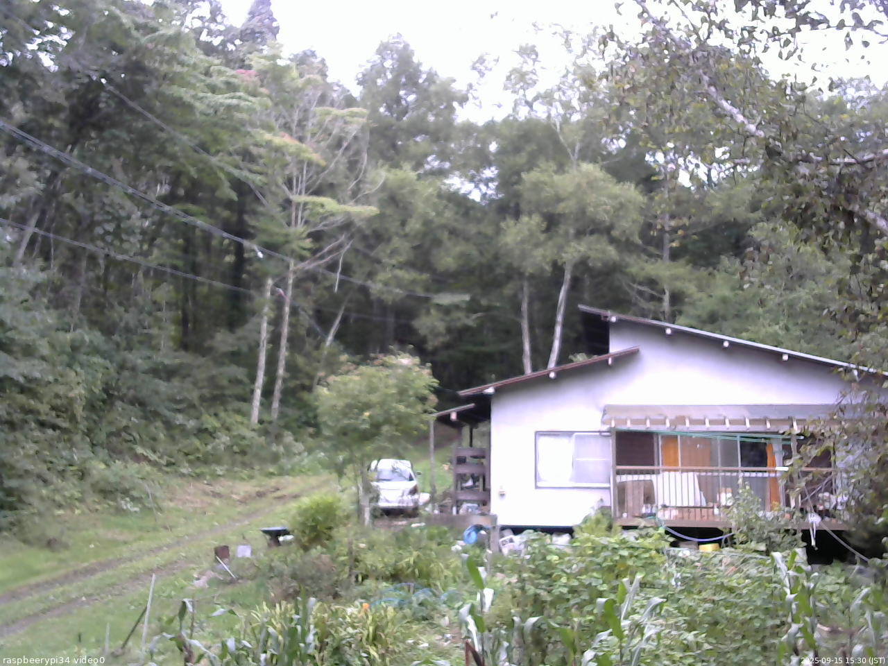 長野県菅平高原 ゆたか山荘 西側(坂上) 2025/09/15 15:30