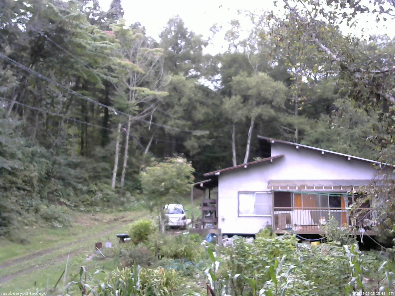 長野県菅平高原 ゆたか山荘 西側(坂上) 2025/09/15 15:45