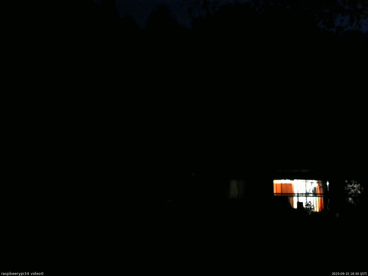長野県菅平高原 ゆたか山荘 西側(坂上) 2025/09/15 18:30