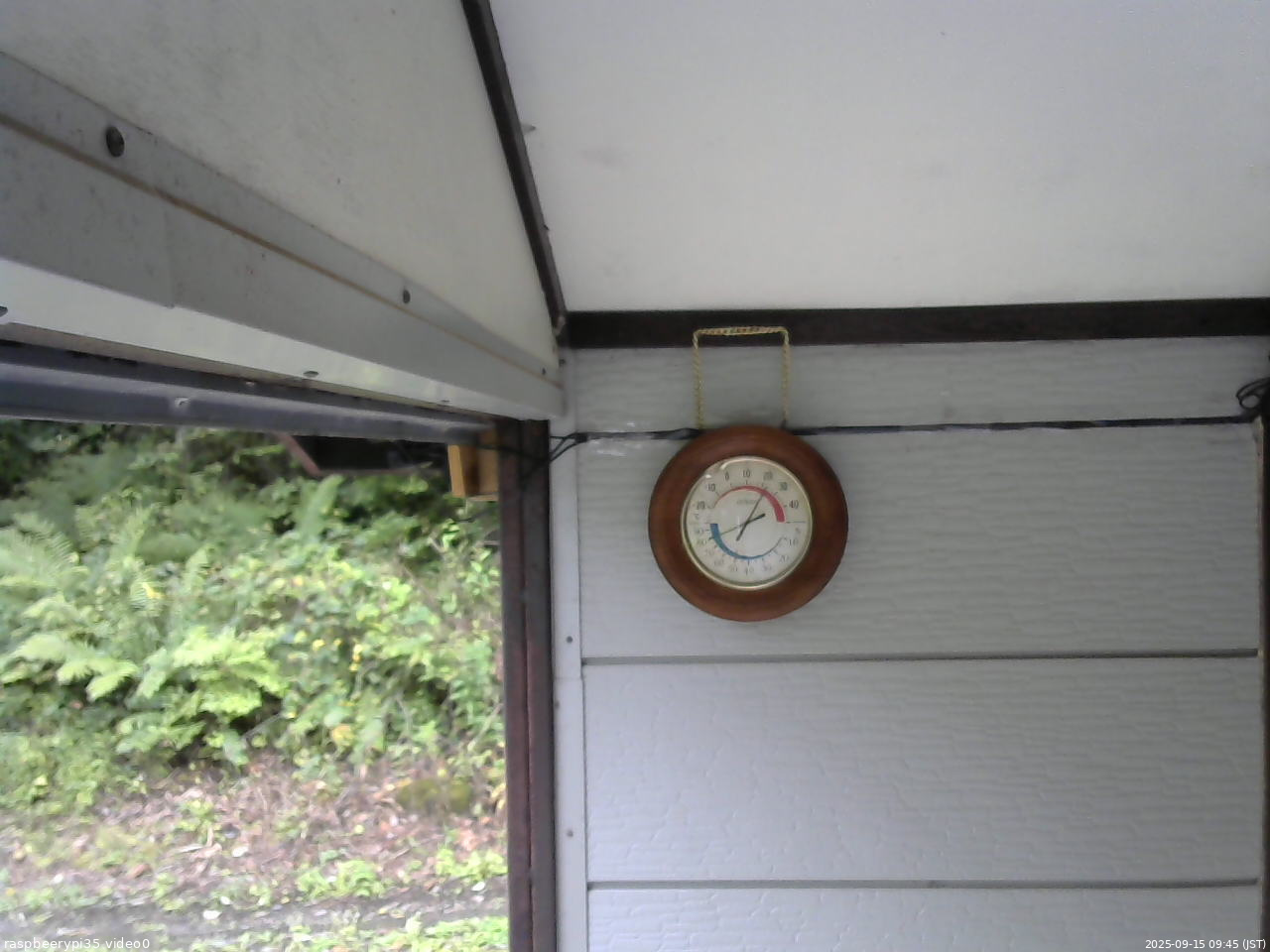 長野県菅平高原 ゆたか山荘 温度計 2025/09/15 09:45