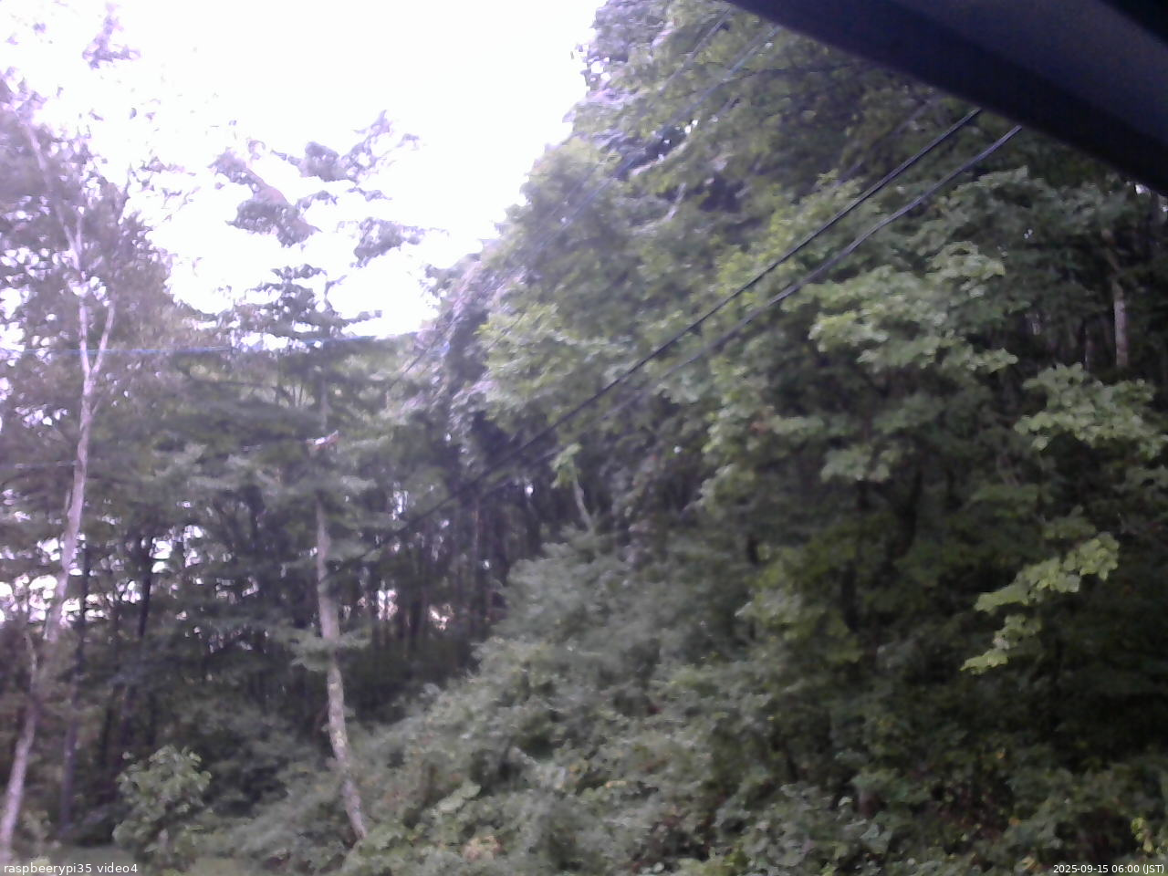 長野県菅平高原 ゆたか山荘 東側上空 2025/09/15 06:00