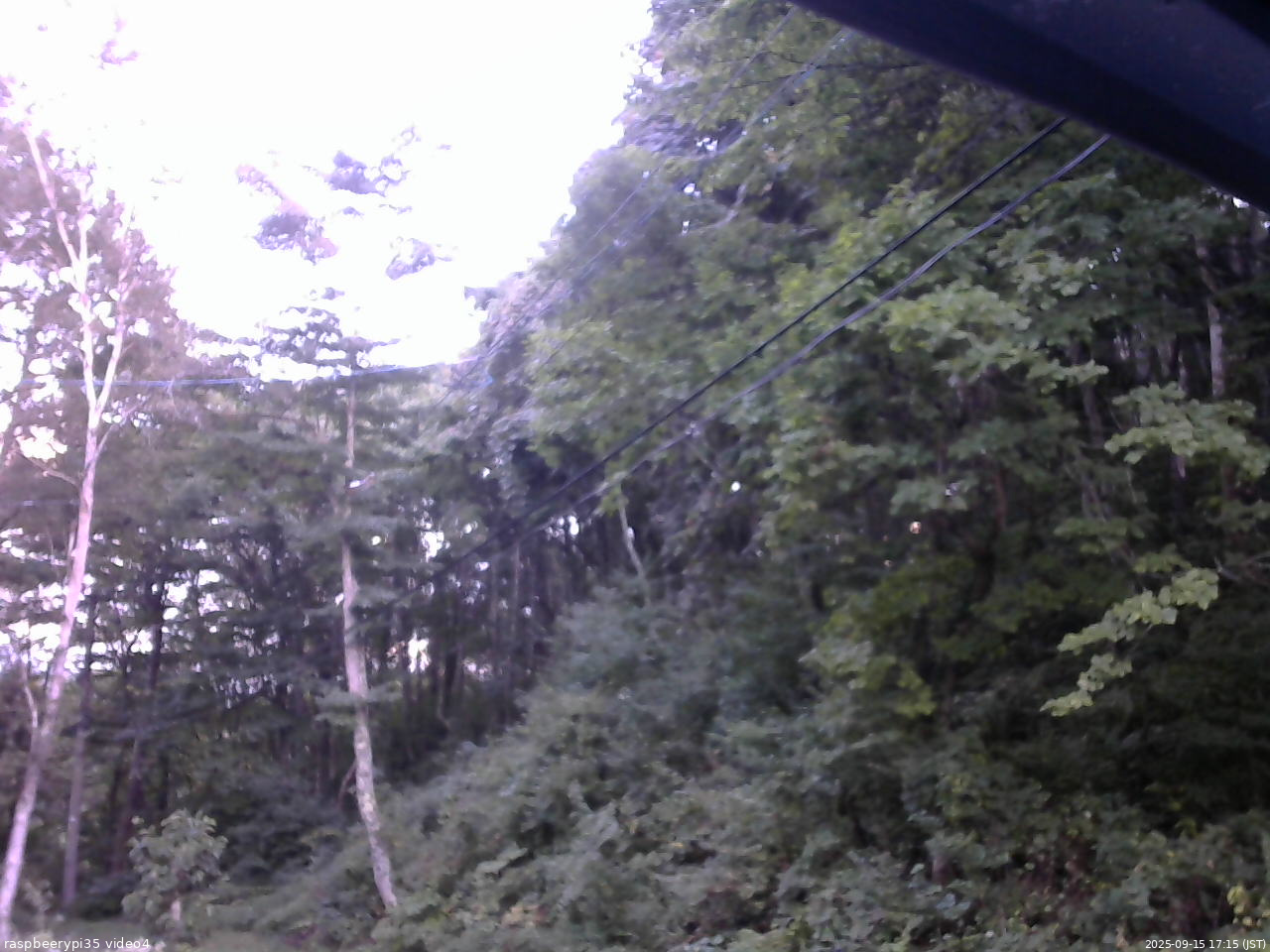 長野県菅平高原 ゆたか山荘 東側上空 2025/09/15 17:15
