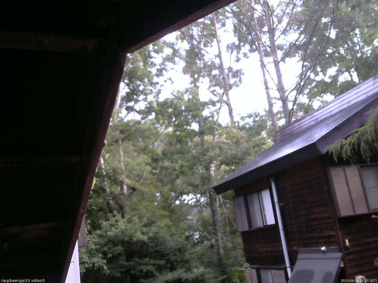 長野県菅平高原 ゆたか山荘 北側 2025/09/16 07:15