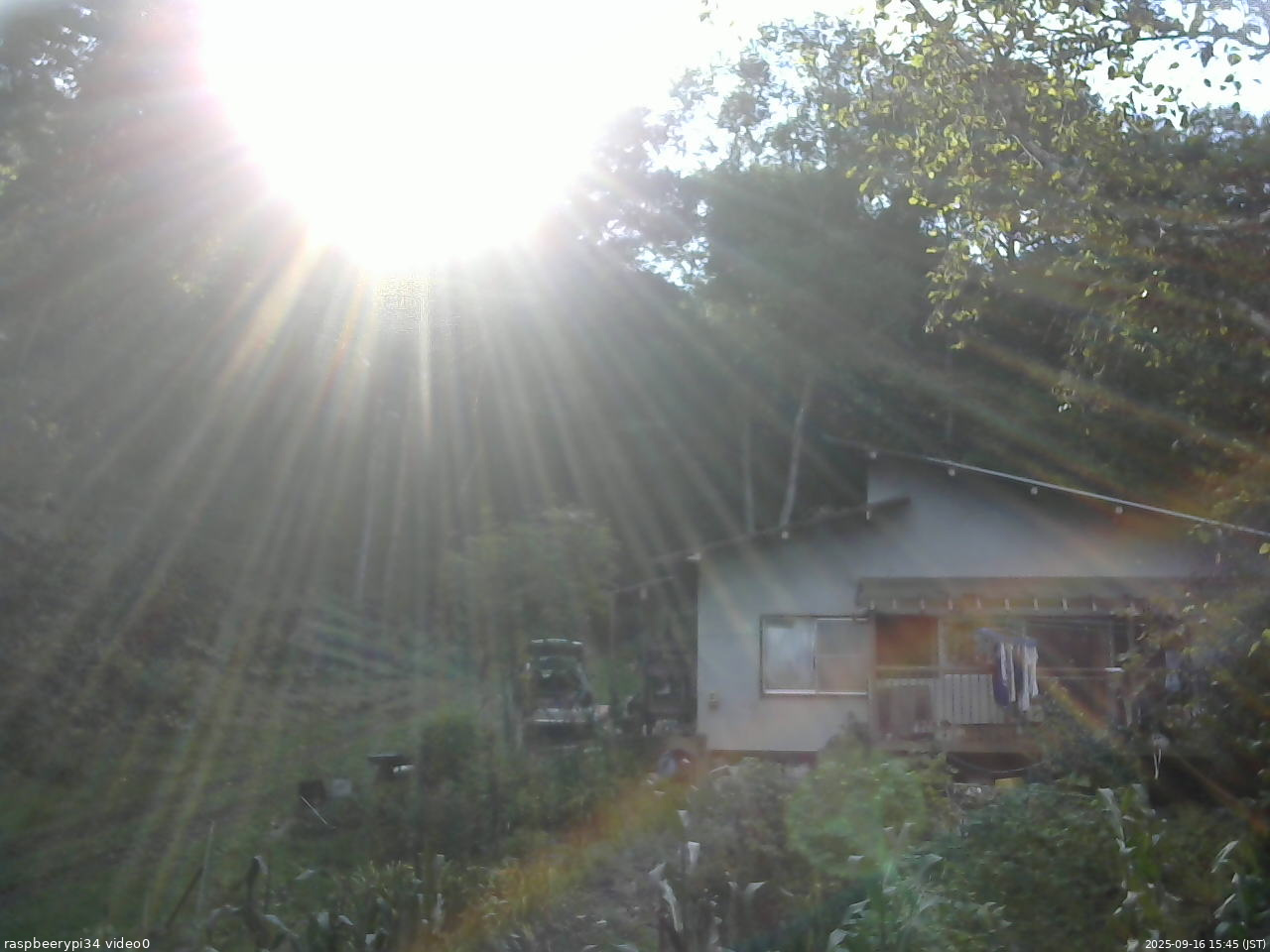長野県菅平高原 ゆたか山荘 西側(坂上) 2025/09/16 15:45