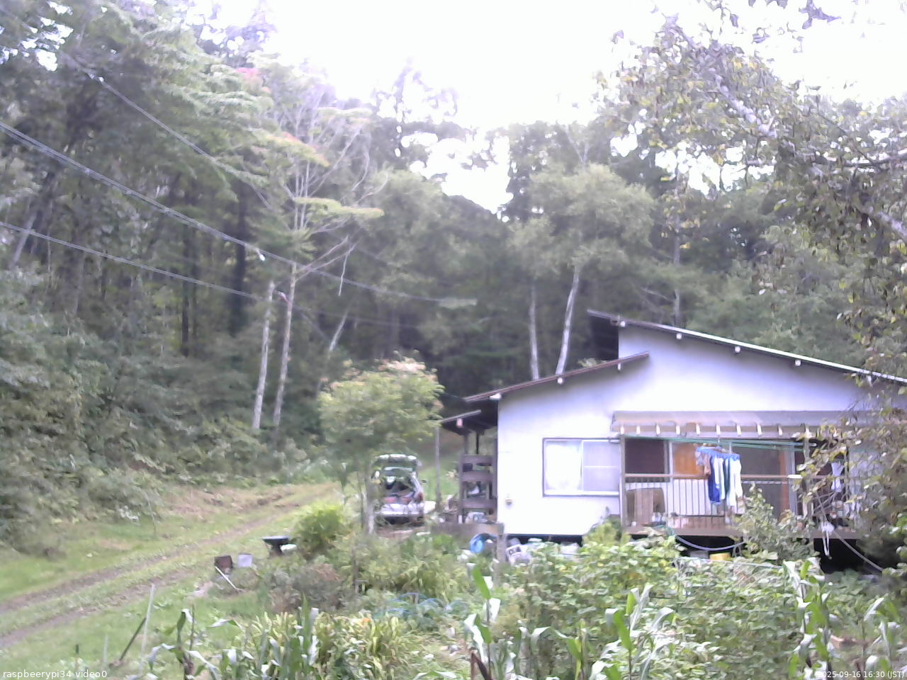 長野県菅平高原 ゆたか山荘 西側(坂上) 2025/09/16 16:30