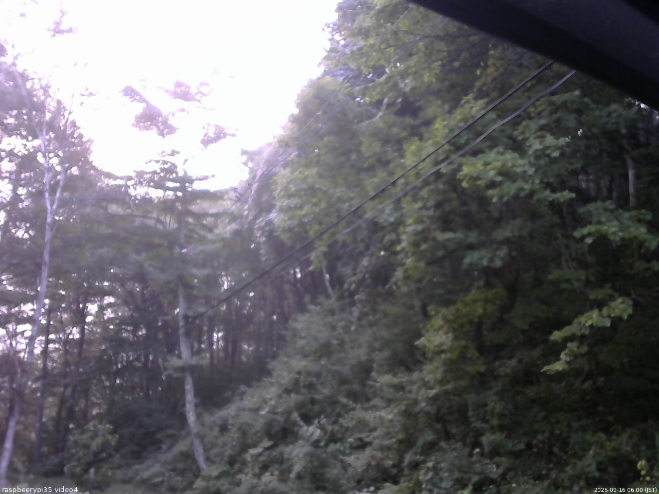 長野県菅平高原 ゆたか山荘 東側上空 2025/09/16 06:00
