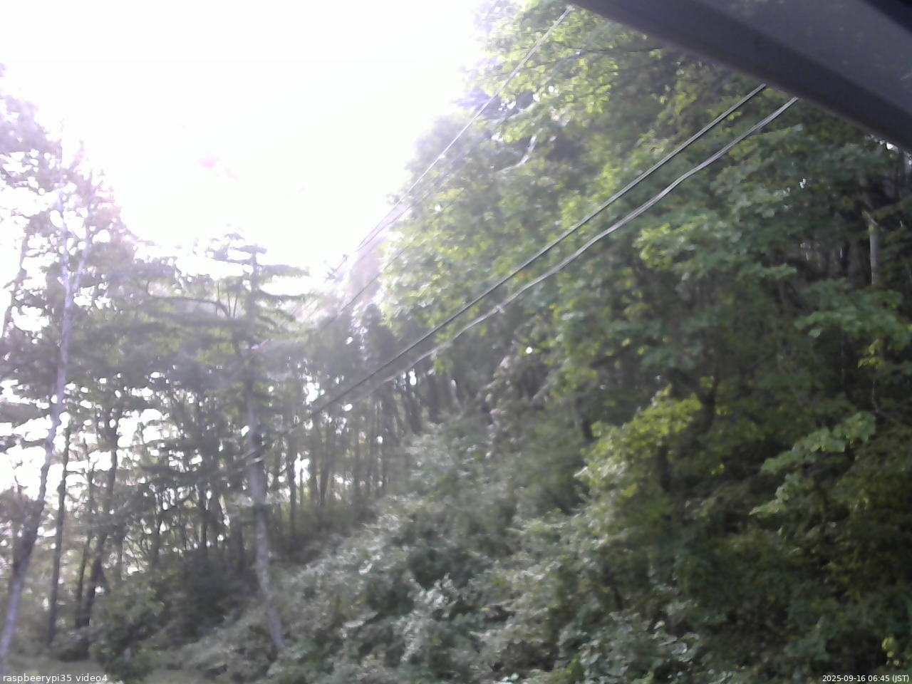 長野県菅平高原 ゆたか山荘 東側上空 2025/09/16 06:45