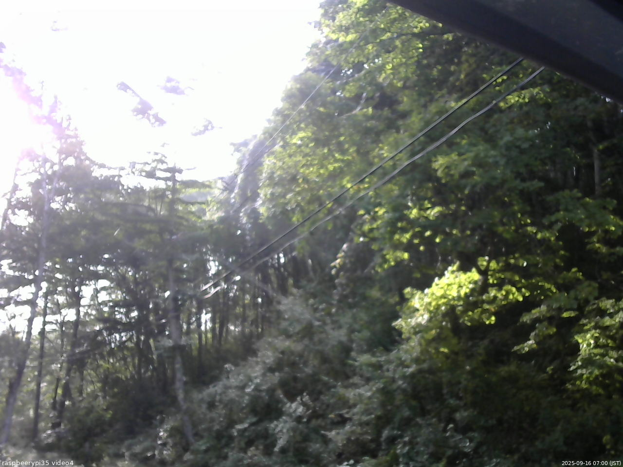長野県菅平高原 ゆたか山荘 東側上空 2025/09/16 07:00