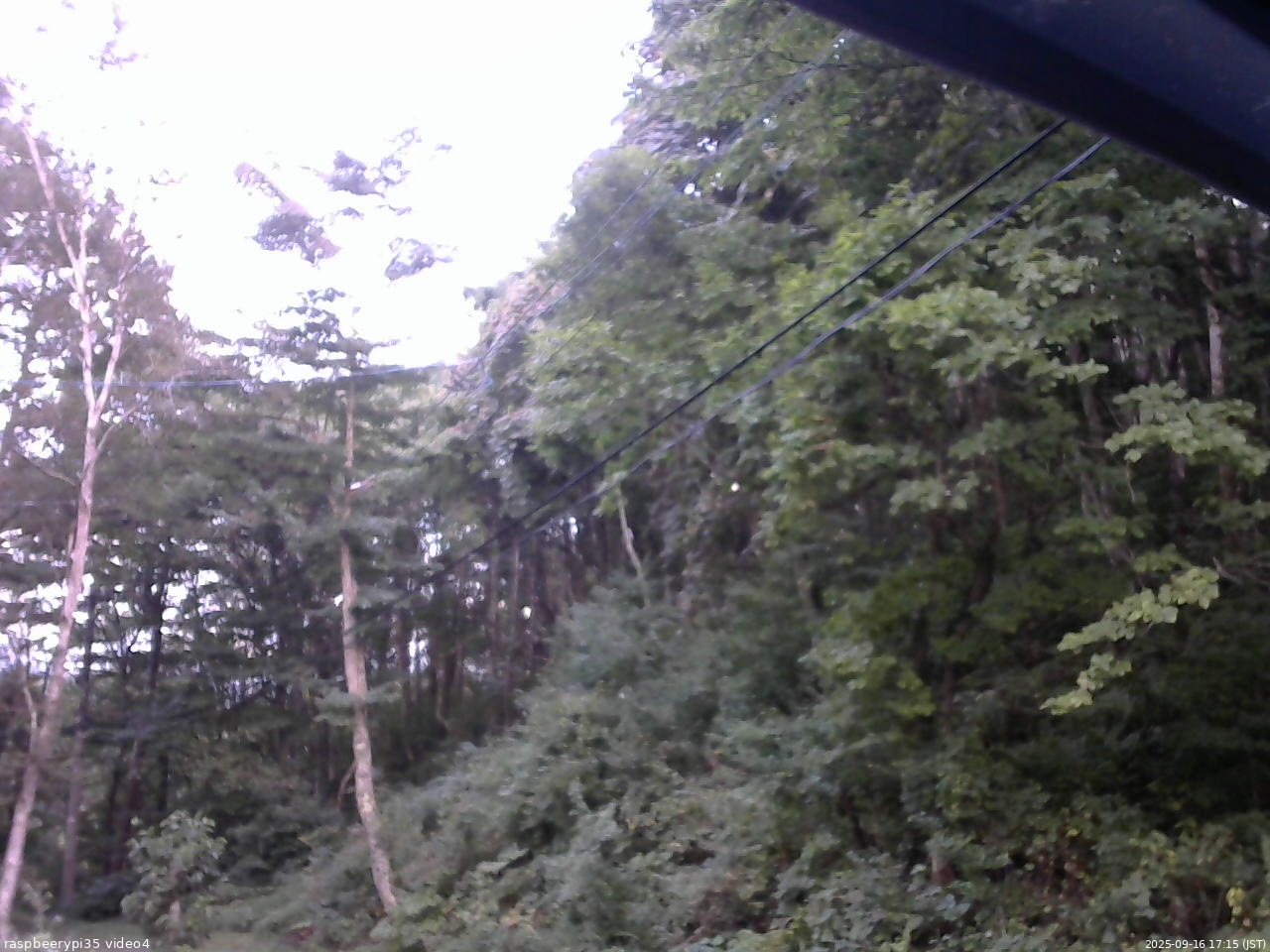 長野県菅平高原 ゆたか山荘 東側上空 2025/09/16 17:15