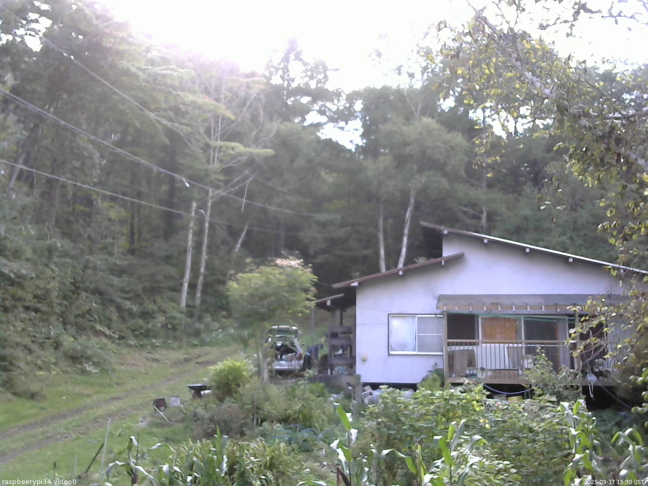 長野県菅平高原 ゆたか山荘 西側(坂上) 2025/09/17 15:30