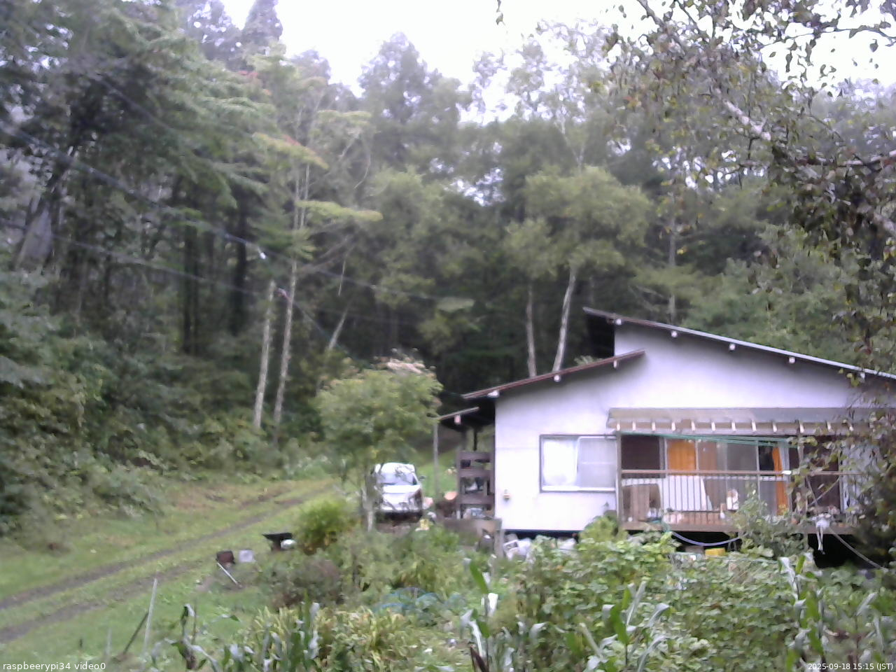 長野県菅平高原 ゆたか山荘 西側(坂上) 2025/09/18 15:15