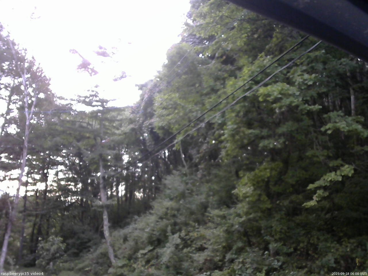 長野県菅平高原 ゆたか山荘 東側上空 2025/09/18 06:00