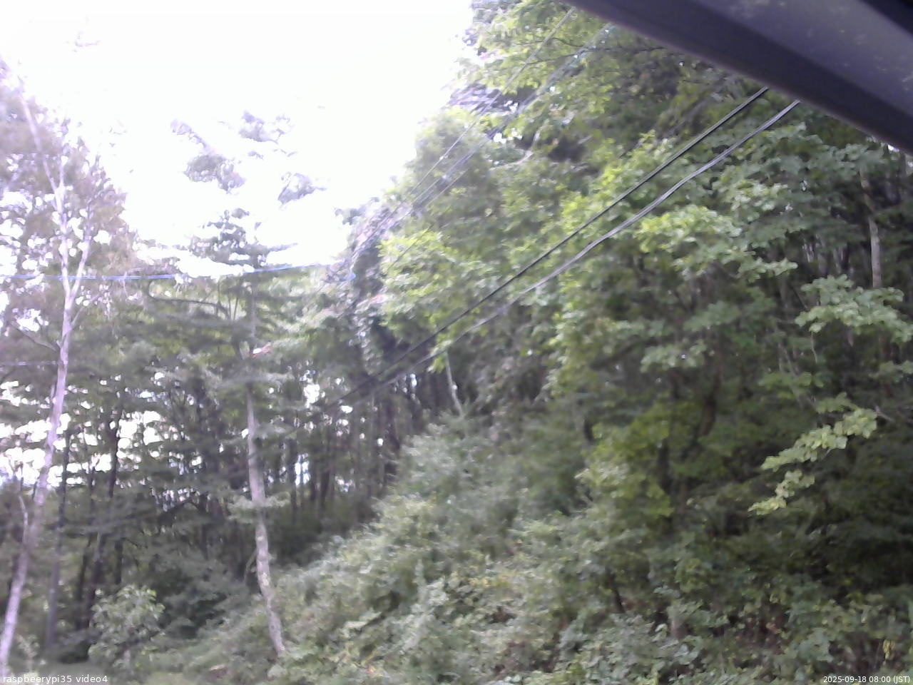 長野県菅平高原 ゆたか山荘 東側上空 2025/09/18 08:00
