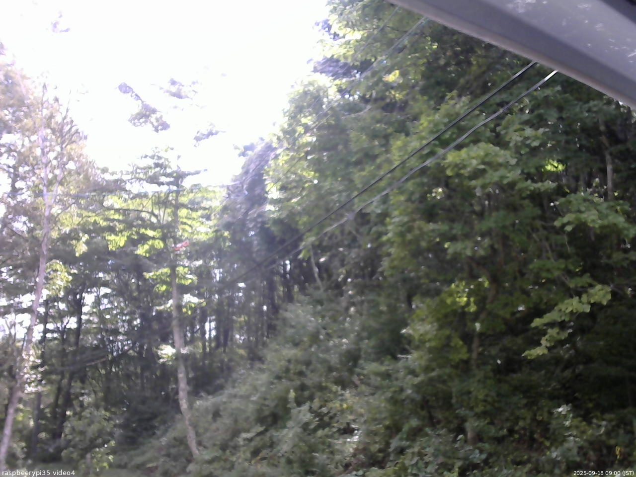 長野県菅平高原 ゆたか山荘 東側上空 2025/09/18 09:00