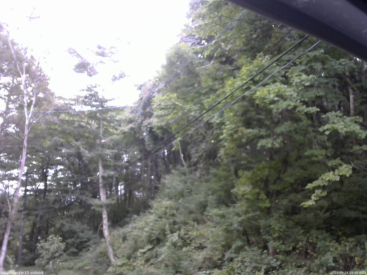 長野県菅平高原 ゆたか山荘 東側上空 2025/09/18 09:45