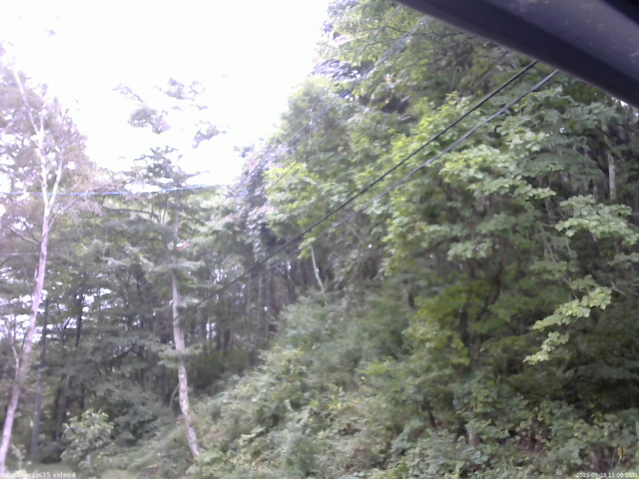 長野県菅平高原 ゆたか山荘 東側上空 2025/09/18 11:00