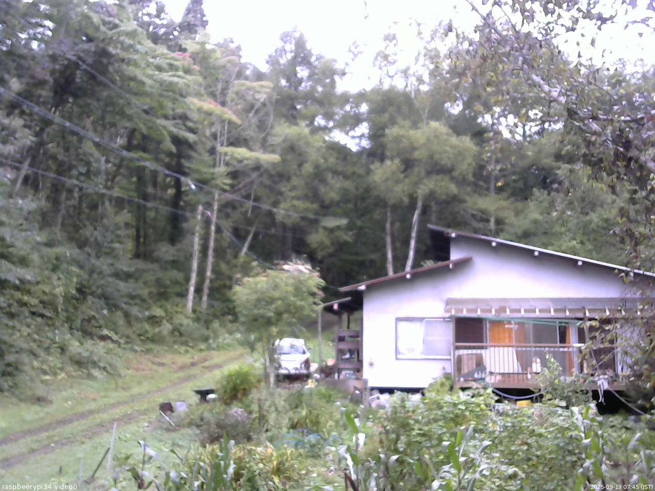 長野県菅平高原 ゆたか山荘 西側(坂上) 2025/09/19 07:45