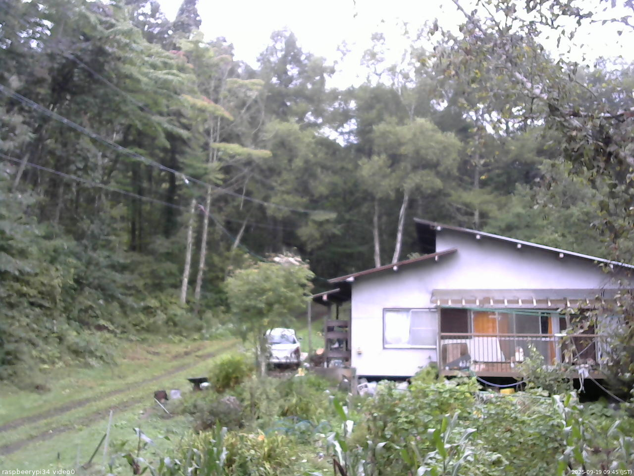 長野県菅平高原 ゆたか山荘 西側(坂上) 2025/09/19 09:45