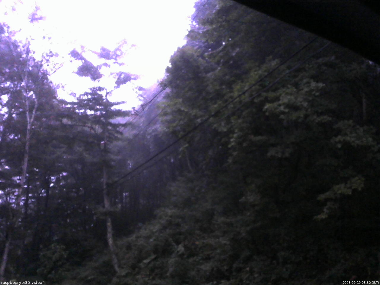 長野県菅平高原 ゆたか山荘 東側上空 2025/09/19 05:30
