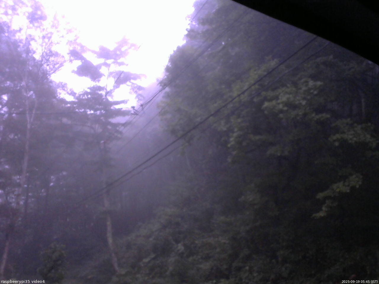 長野県菅平高原 ゆたか山荘 東側上空 2025/09/19 05:45