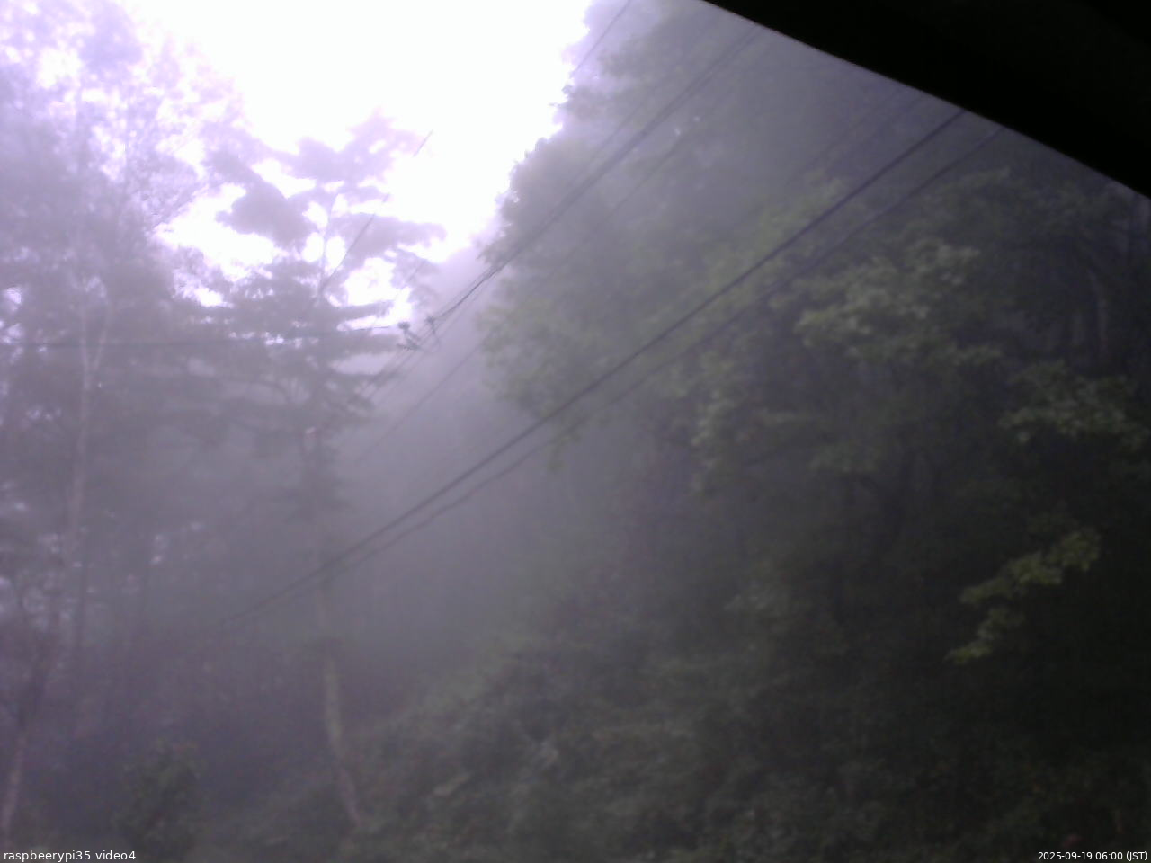長野県菅平高原 ゆたか山荘 東側上空 2025/09/19 06:00