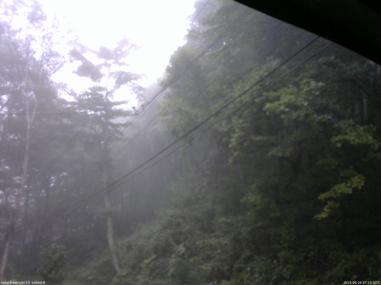 長野県菅平高原 ゆたか山荘 東側上空 2025/09/19 07:15