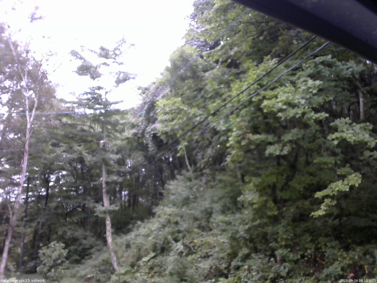 長野県菅平高原 ゆたか山荘 東側上空 2025/09/19 08:15