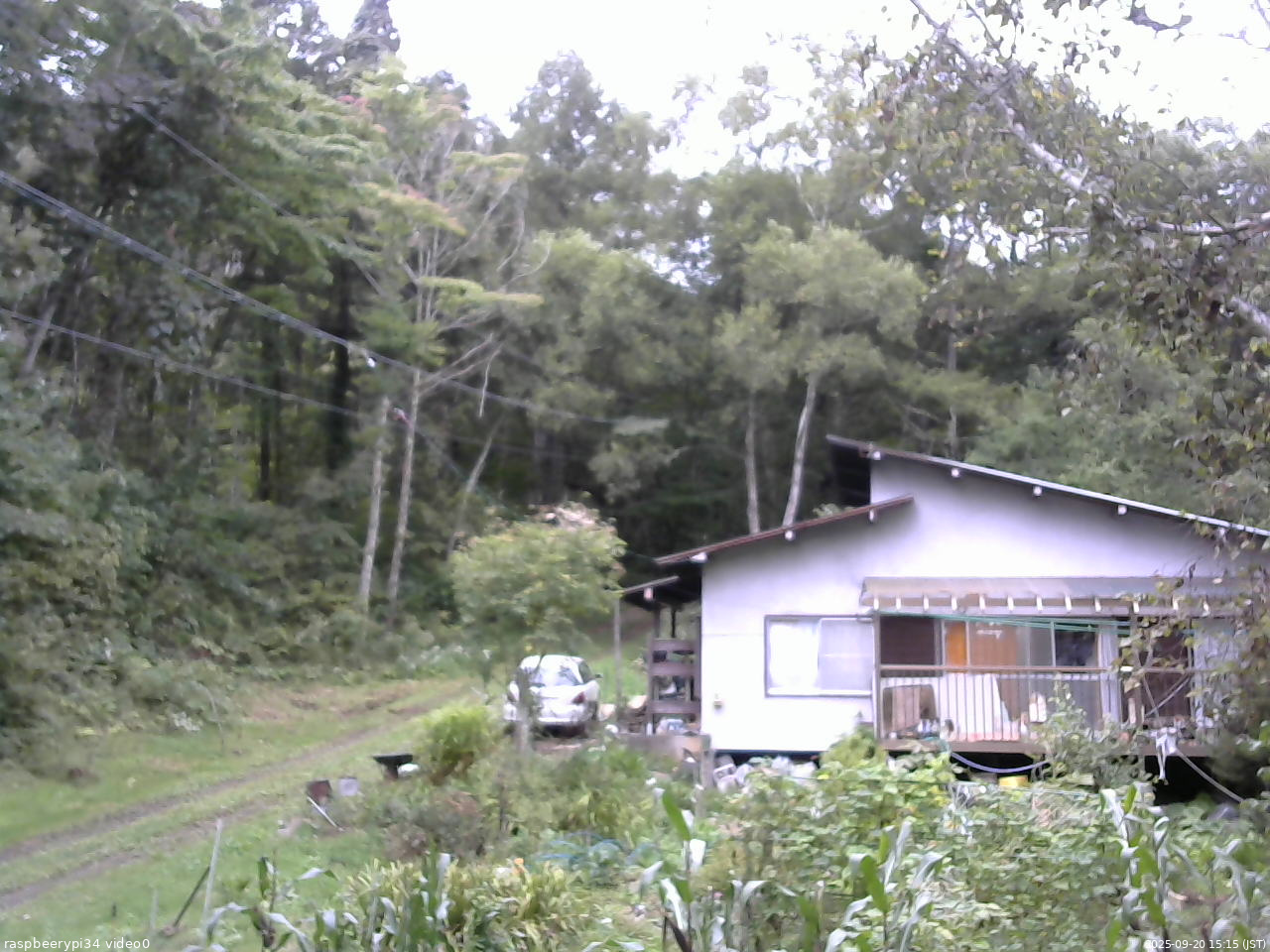 長野県菅平高原 ゆたか山荘 西側(坂上) 2025/09/20 15:15