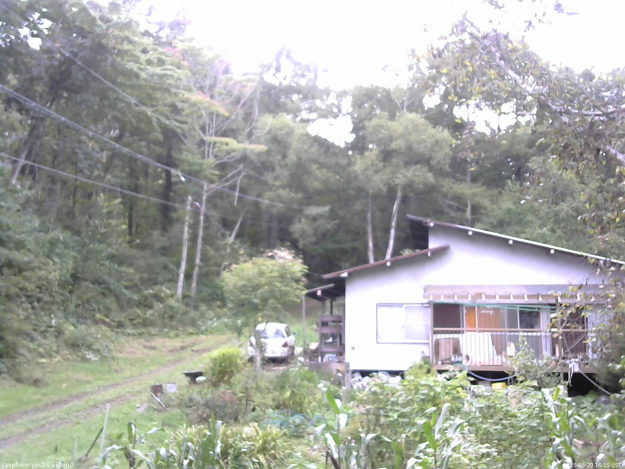 長野県菅平高原 ゆたか山荘 西側(坂上) 2025/09/20 16:15