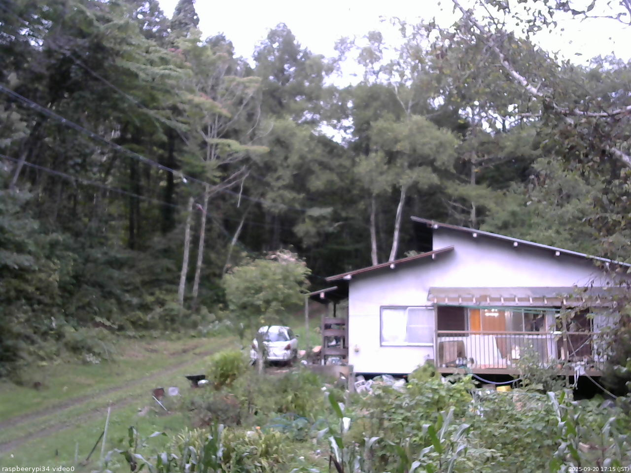 長野県菅平高原 ゆたか山荘 西側(坂上) 2025/09/20 17:15