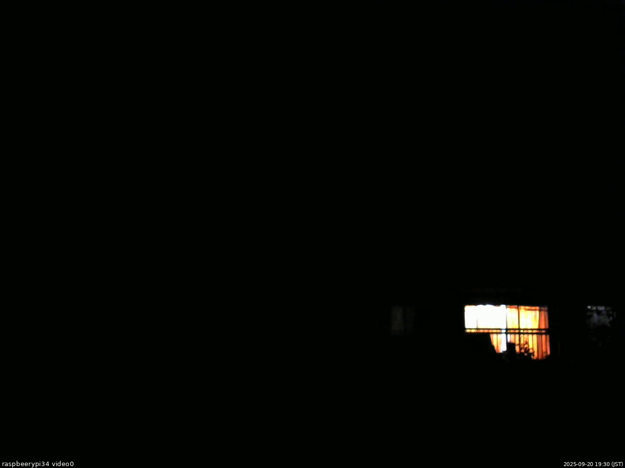 長野県菅平高原 ゆたか山荘 西側(坂上) 2025/09/20 19:30