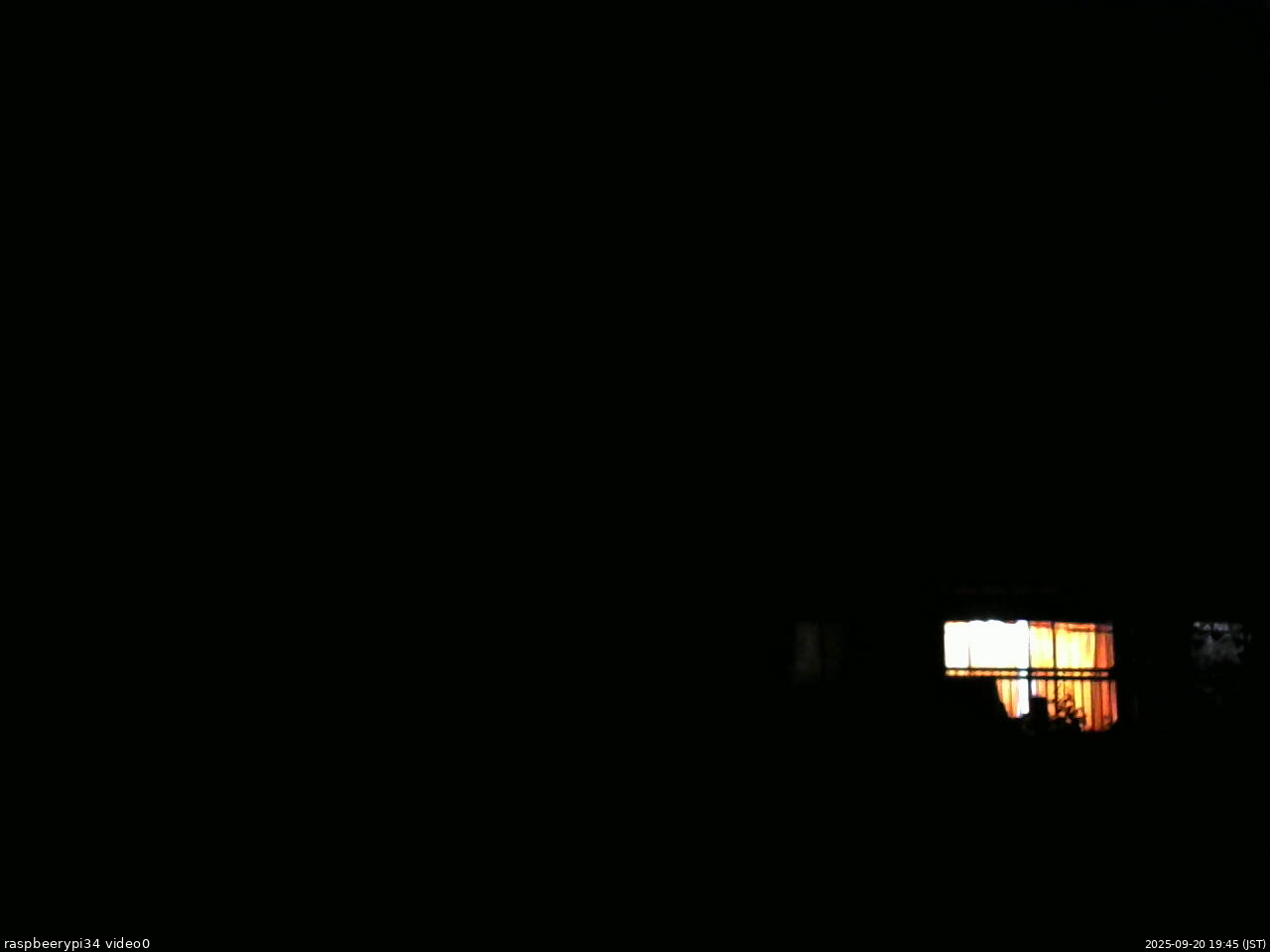 長野県菅平高原 ゆたか山荘 西側(坂上) 2025/09/20 19:45