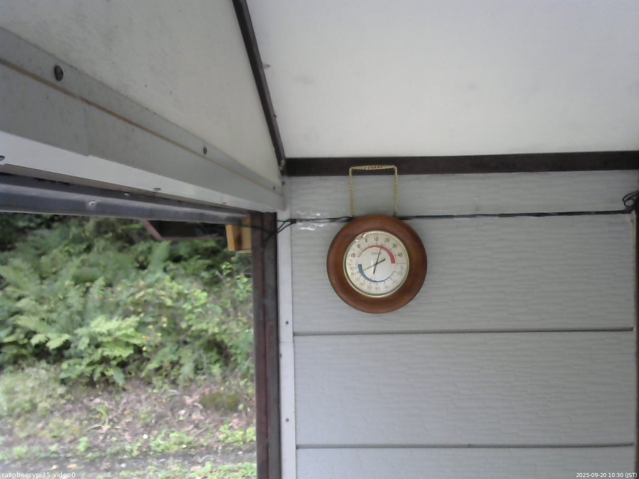 長野県菅平高原 ゆたか山荘 温度計 2025/09/20 10:30