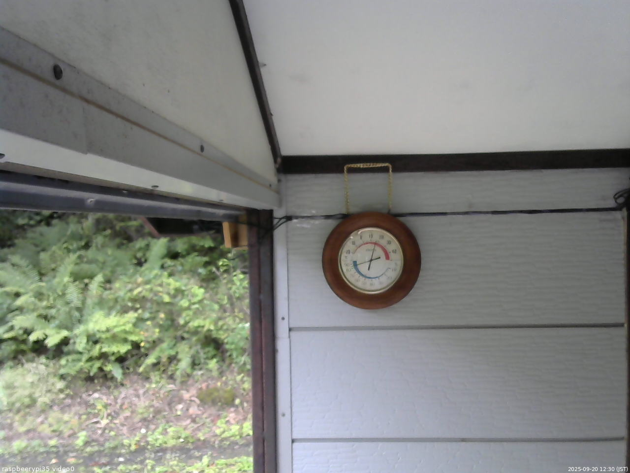 長野県菅平高原 ゆたか山荘 温度計 2025/09/20 12:30